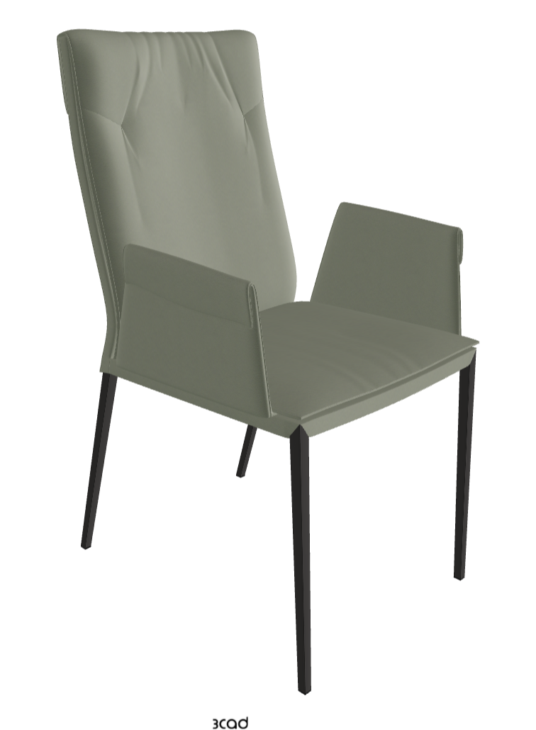 Cattelan Italia Isabel ML High-Back Dining Armchair – Soft Leather