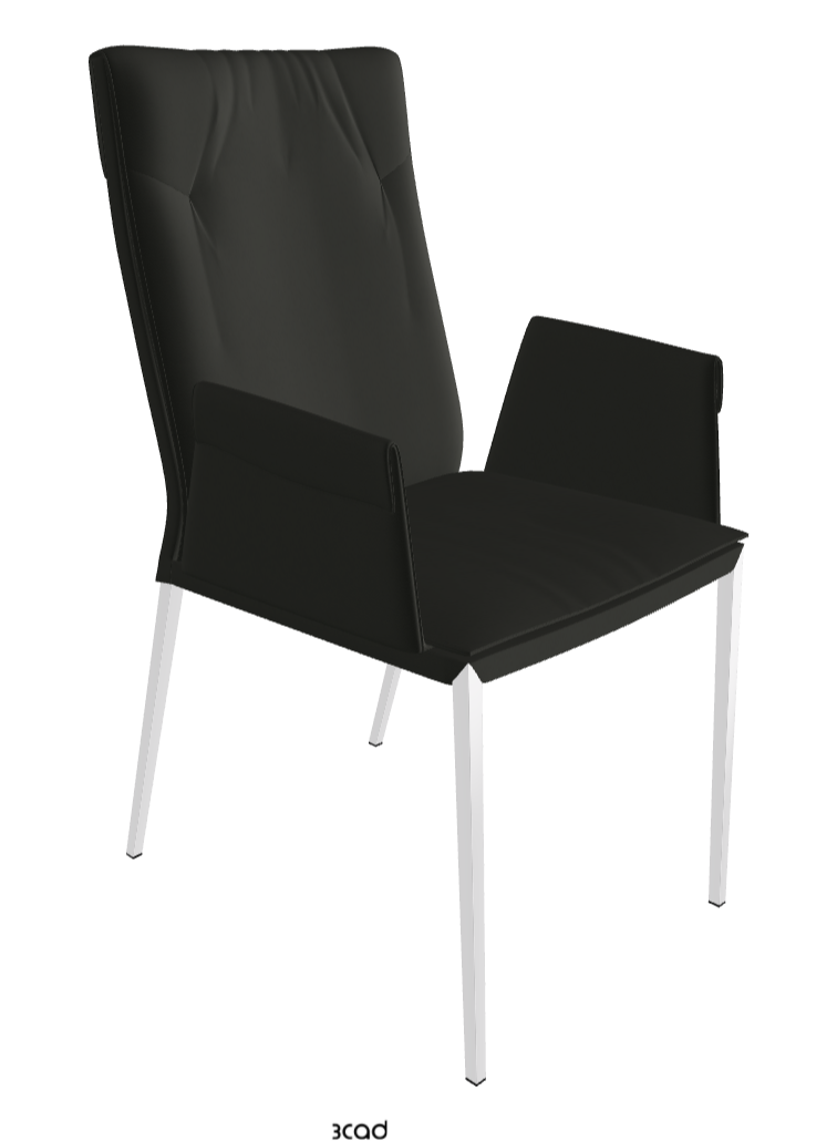 Cattelan Italia Isabel ML High-Back Dining Armchair – Soft Leather