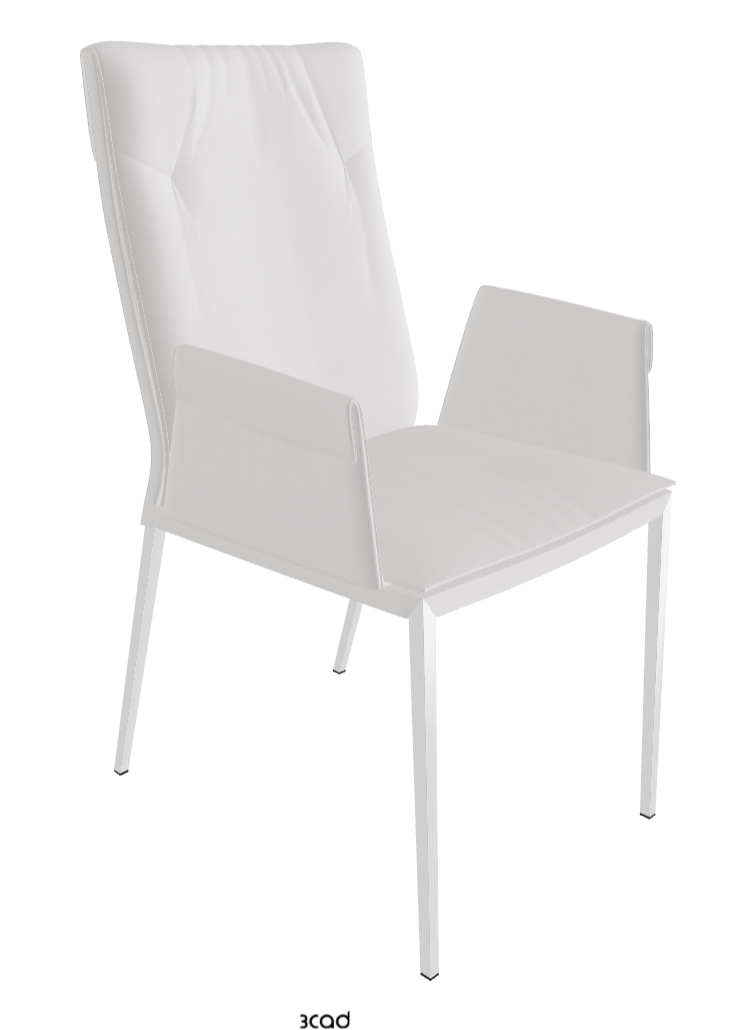 Cattelan Italia Isabel ML High-Back Dining Armchair – Soft Leather