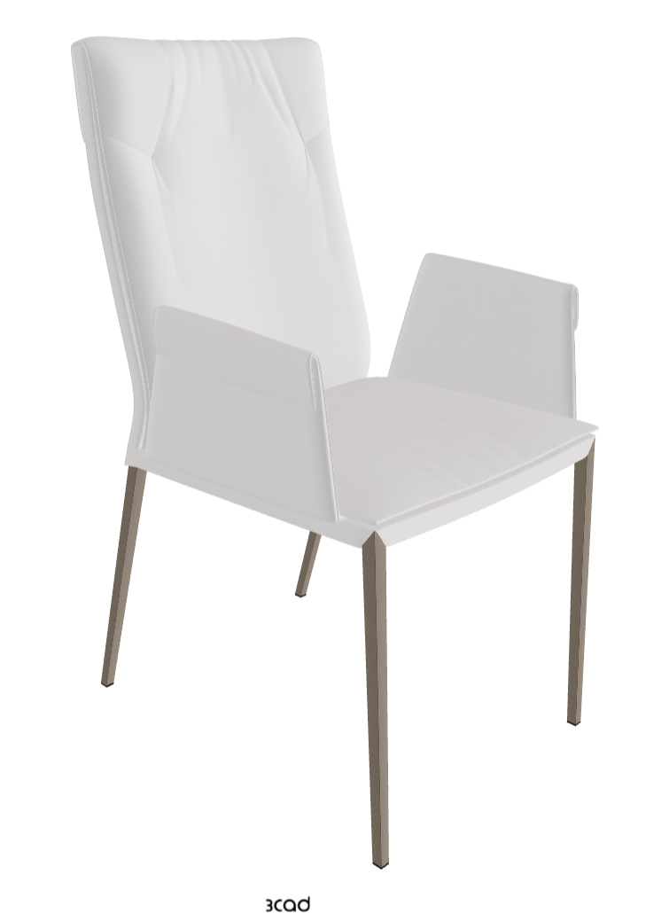 Cattelan Italia Isabel ML High-Back Dining Armchair – Soft Leather
