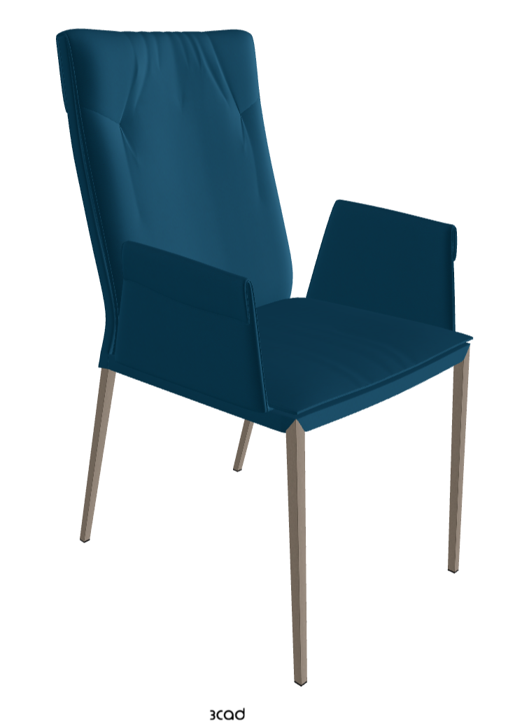 Cattelan Italia Isabel ML High-Back Dining Armchair – Soft Leather