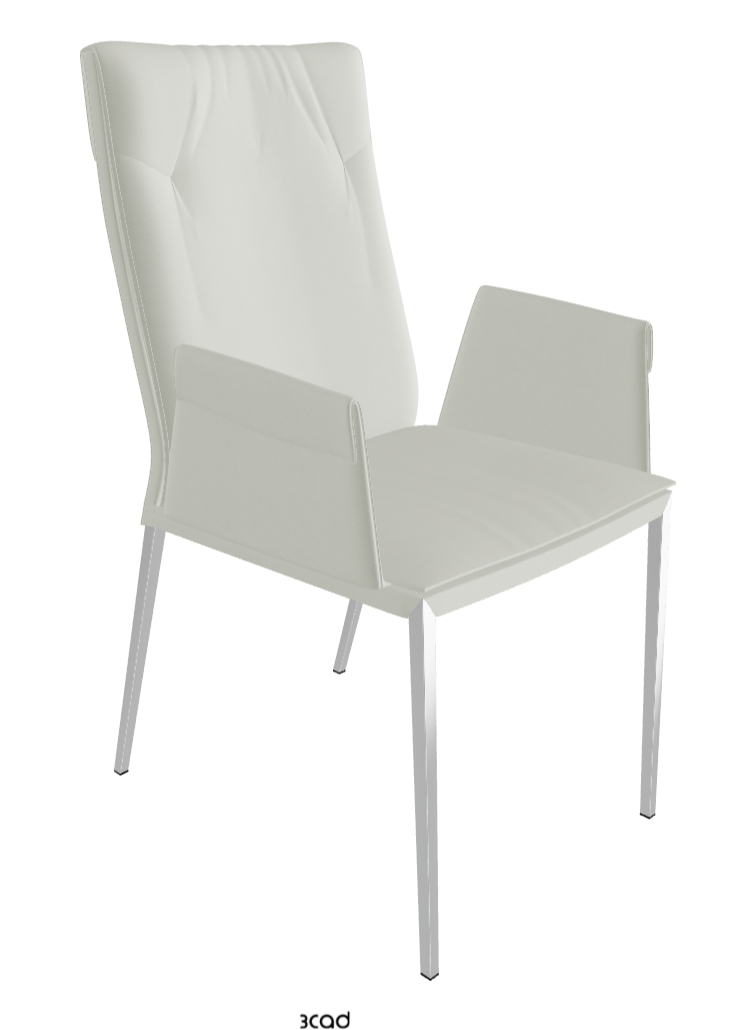 Cattelan Italia Isabel ML High-Back Dining Armchair – Soft Leather
