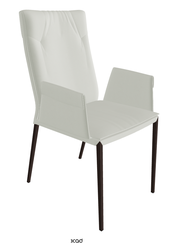 Cattelan Italia Isabel ML High-Back Dining Armchair – Soft Leather