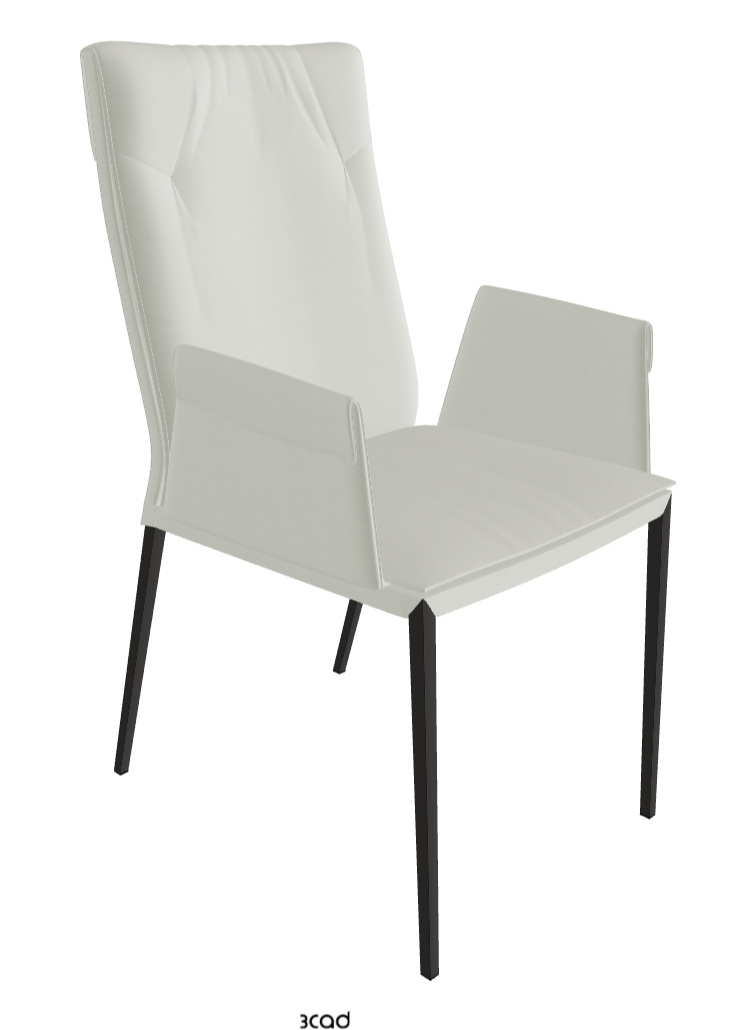 Cattelan Italia Isabel ML High-Back Dining Armchair – Soft Leather