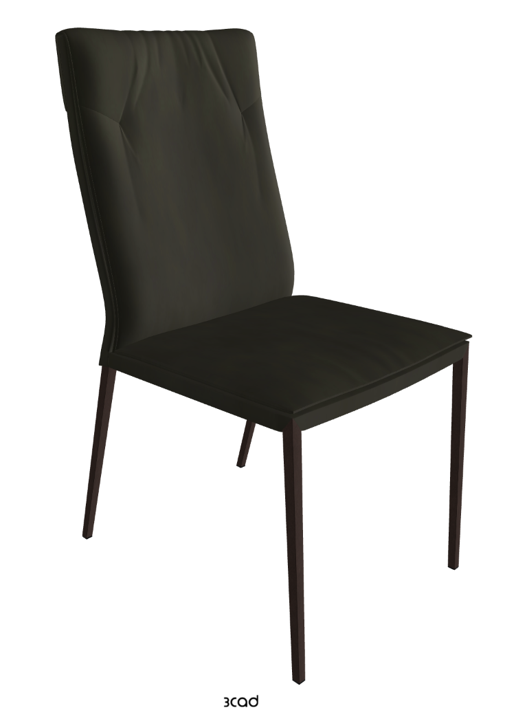 Isabel ML High-Back Dining Chair_Bronze Embossed_Micro Nubuk_Musk