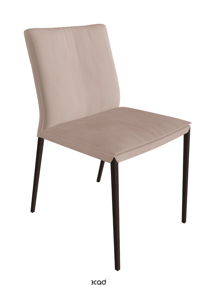 Isabel ML Dining Chair_Bronze Embossed_Micro Nubuk_Dusty Rose