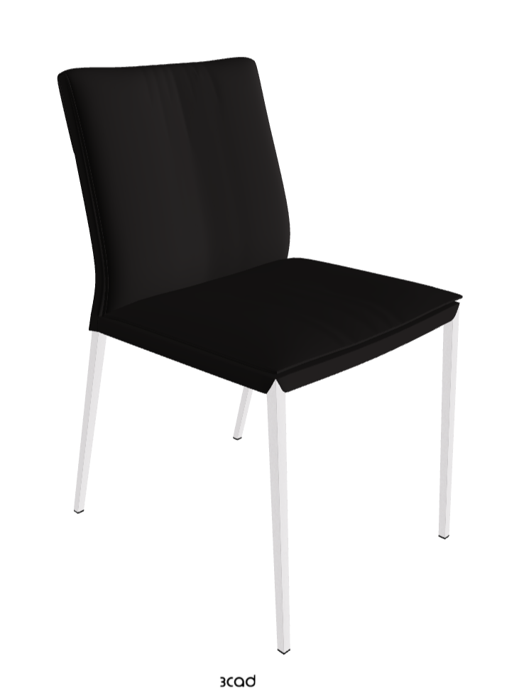 Isabel ML Dining Chair_Pearl Embossed_Synthetic Leather_Moka