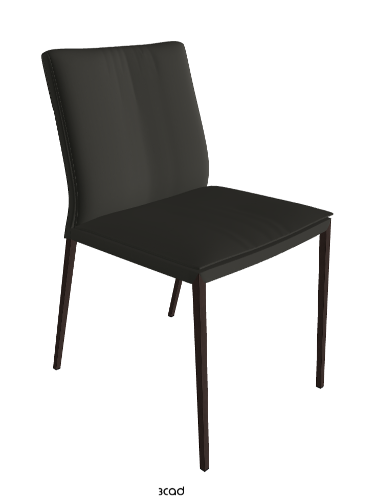 Isabel ML Dining Chair_Bronze Embossed_Synthetic Leather_London