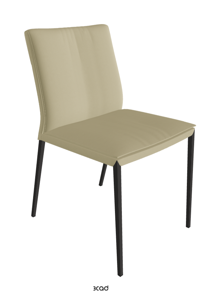 Isabel ML Dining Chair_Matt Graphite_Synthetic Leather_Canapa