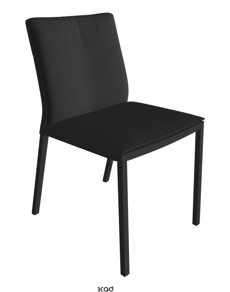 Isabel Standard Back Dining Chair_Glove Soft Leather_Hornet