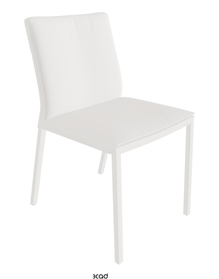 Isabel Standard Back Dining Chair_Soft Leather_Palladio
