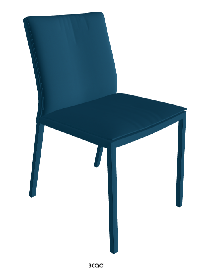 Isabel Standard Back Dining Chair_Soft Leather_Capri