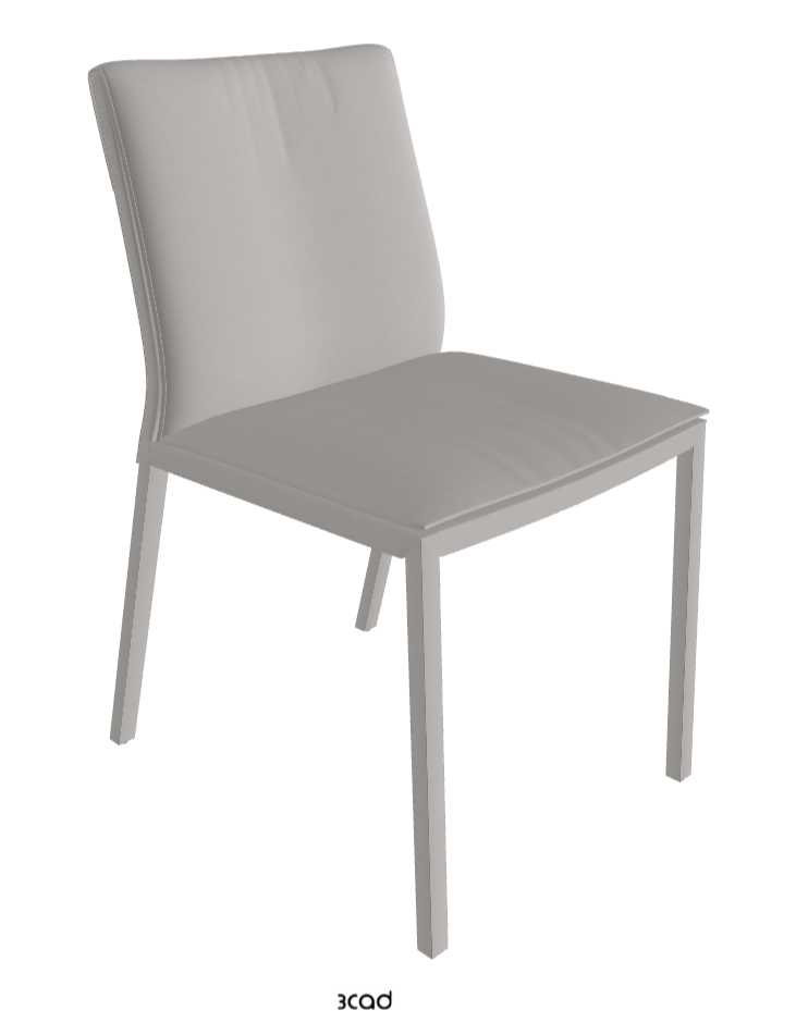 Isabel Standard Back Dining Chair_Soft Leather_Nardo