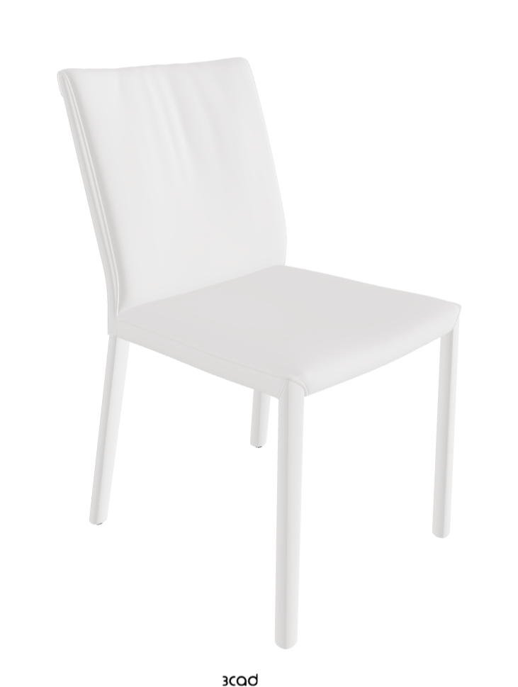 A – Without Arms_Synthetic Leather_Bianco
