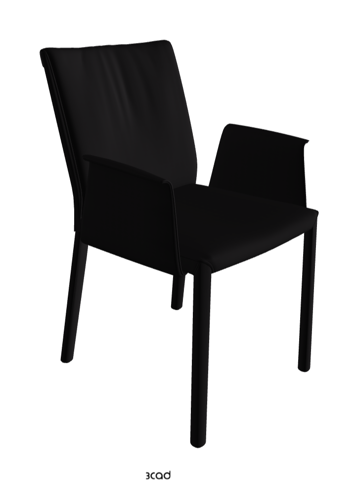 B – With Arms_Soft Leather:_Nero
