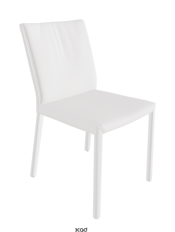 A – Without Arms_Synthetic Leather_Bianco