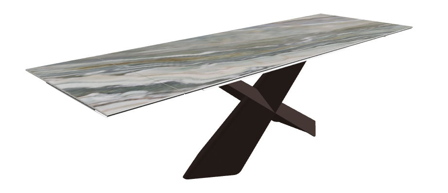 Cattelan Italia Tyron Keramik Drive Rectangular Extendible Dining Table – 182→258x90x74h
