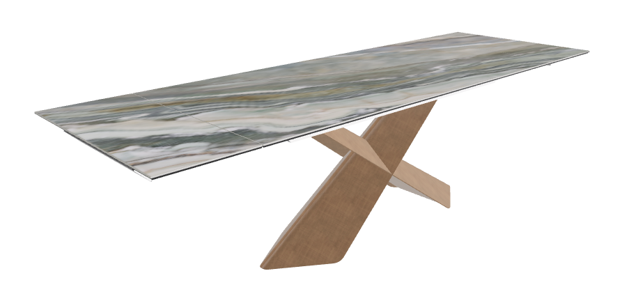 Cattelan Italia Tyron Keramik Drive Rectangular Extendible Dining Table – 182→258x90x74h