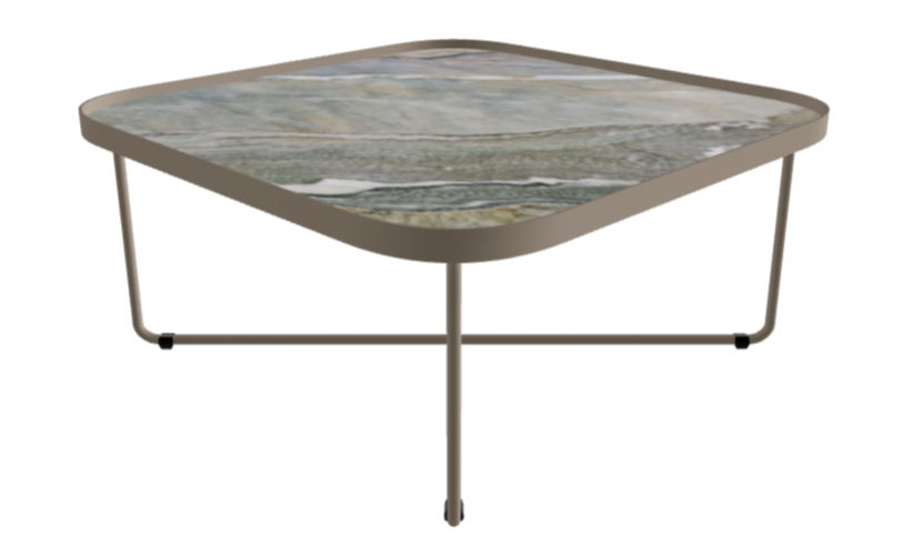 Cattelan Italia Benny Keramik Coffee Table ◻60x60x28h