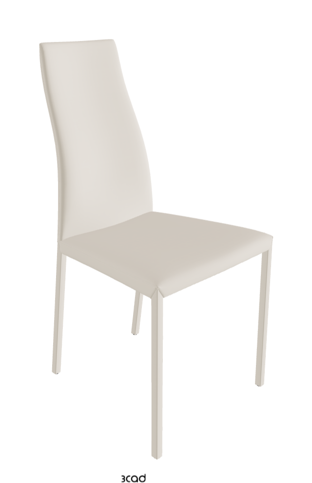 Kay Dining Chair_Glove Soft Leather_Ecru