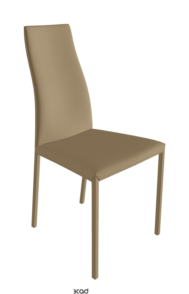 Kay Dining Chair_Soft Leather_Safari