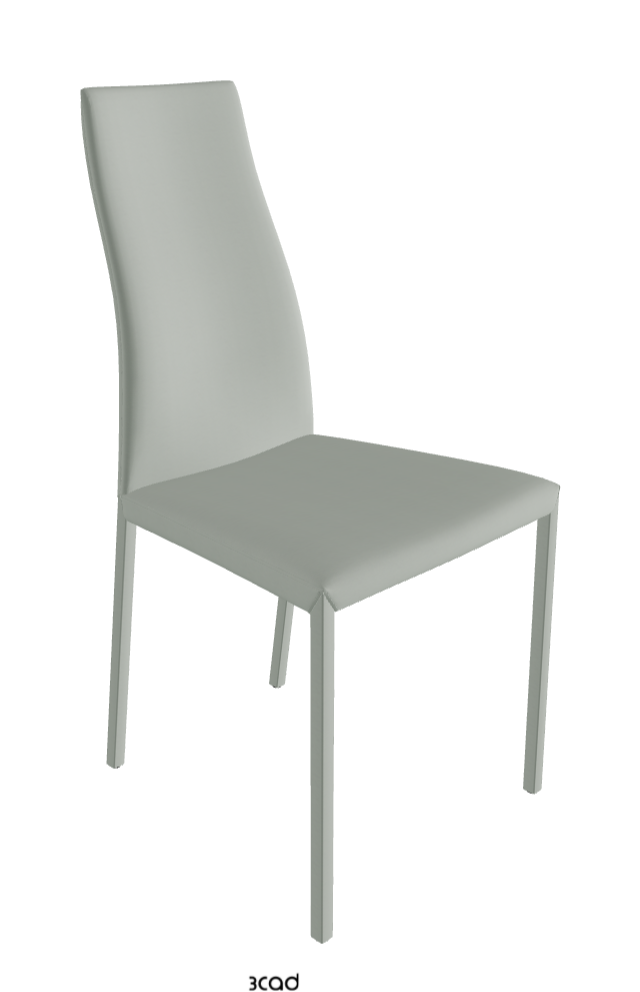 Kay Dining Chair_Soft Leather_Ice