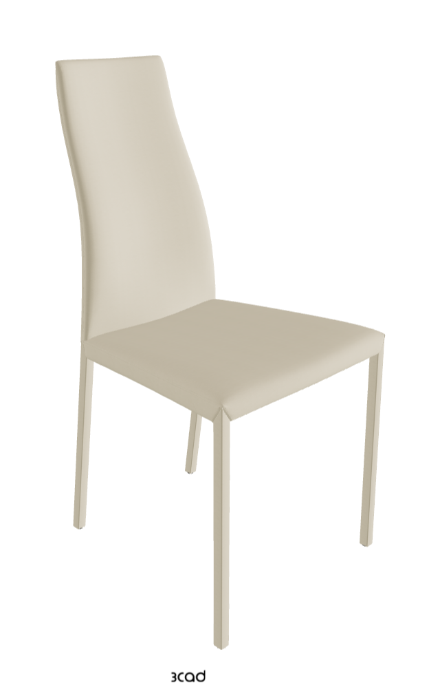 Kay Dining Chair_Synthetic Leather_Oyster