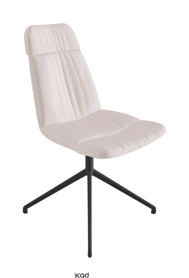 Kelly Swivel Dining Chair_Graphite Embossed_Fabric:_B923