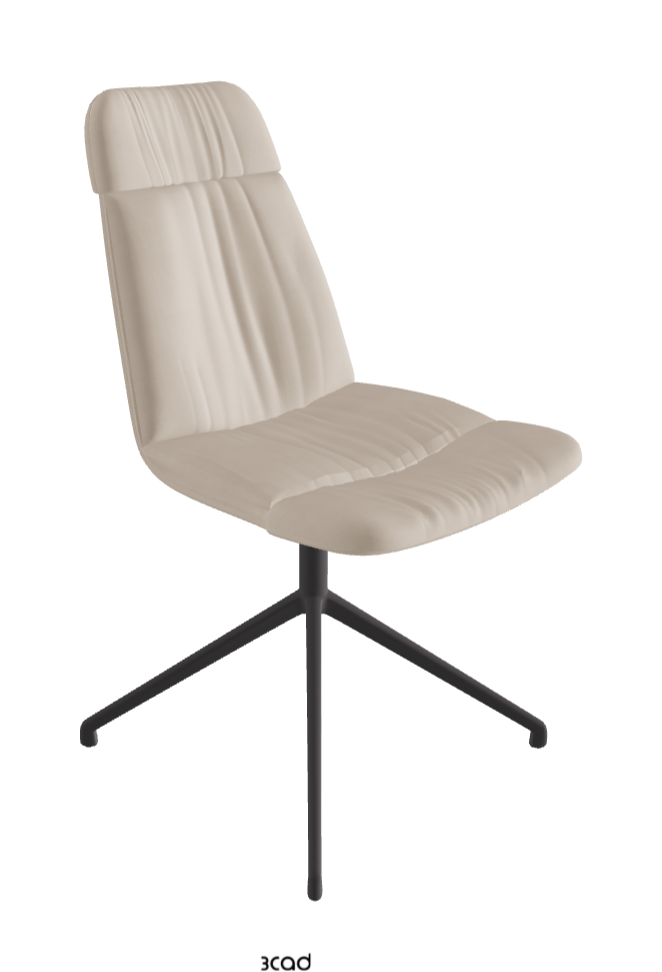 Kelly Swivel Dining Chair_Graphite Embossed_Fabric:_B926
