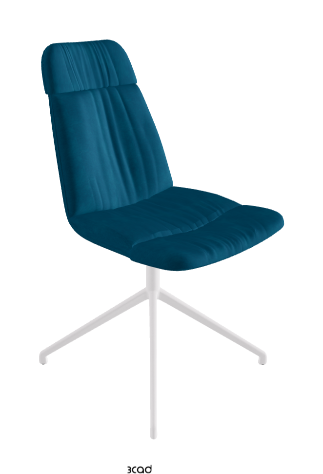 Kelly Swivel Dining Chair_Pearl Embossed_Fabric:_B928