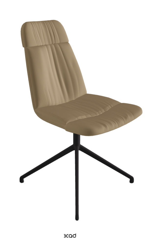 Cattelan Italia Kelly Swivel Dining Chair – Soft Leather & Glove Soft Leather