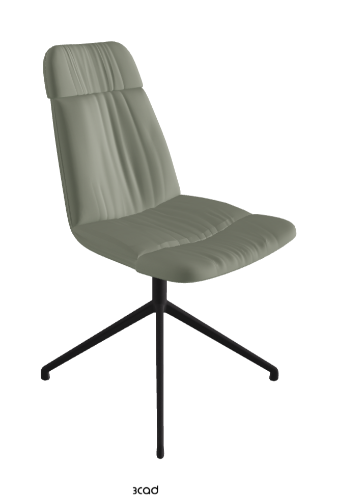 Cattelan Italia Kelly Swivel Dining Chair – Soft Leather & Glove Soft Leather