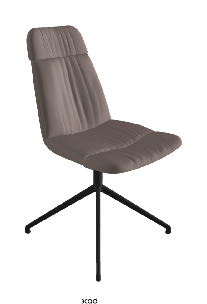 Cattelan Italia Kelly Swivel Dining Chair – Soft Leather & Glove Soft Leather