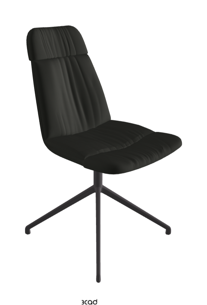 Cattelan Italia Kelly Swivel Dining Chair – Soft Leather & Glove Soft Leather