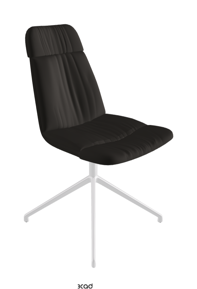 Cattelan Italia Kelly Swivel Dining Chair – Soft Leather & Glove Soft Leather