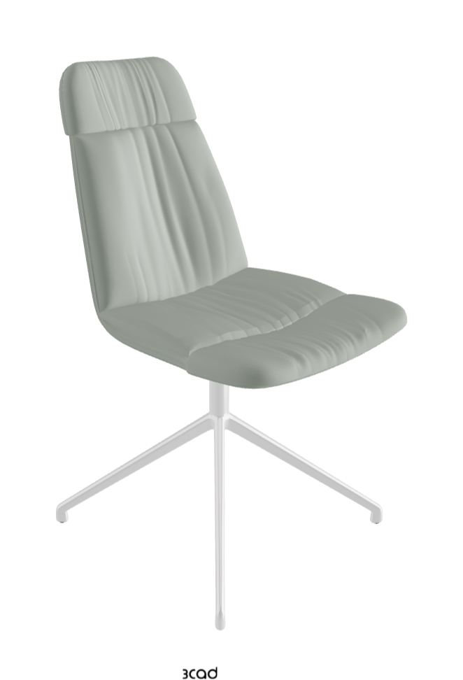 Cattelan Italia Kelly Swivel Dining Chair – Soft Leather & Glove Soft Leather