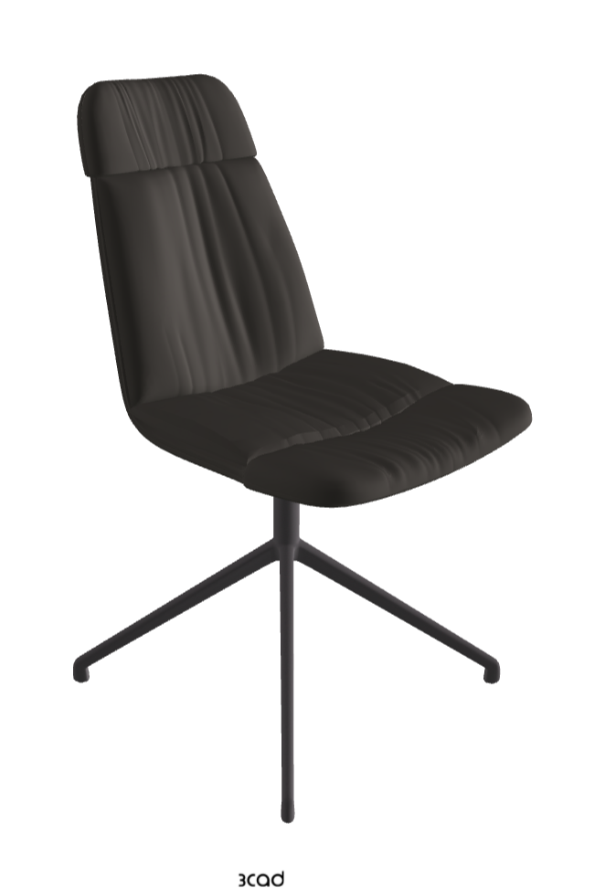 Cattelan Italia Kelly Swivel Dining Chair – Soft Leather & Glove Soft Leather
