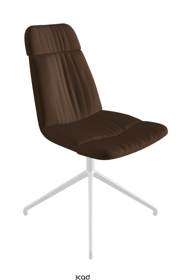 Cattelan Italia Kelly Swivel Dining Chair – Soft Leather & Glove Soft Leather