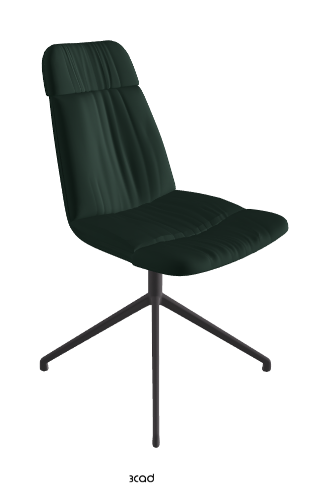 Cattelan Italia Kelly Swivel Dining Chair – Soft Leather & Glove Soft Leather