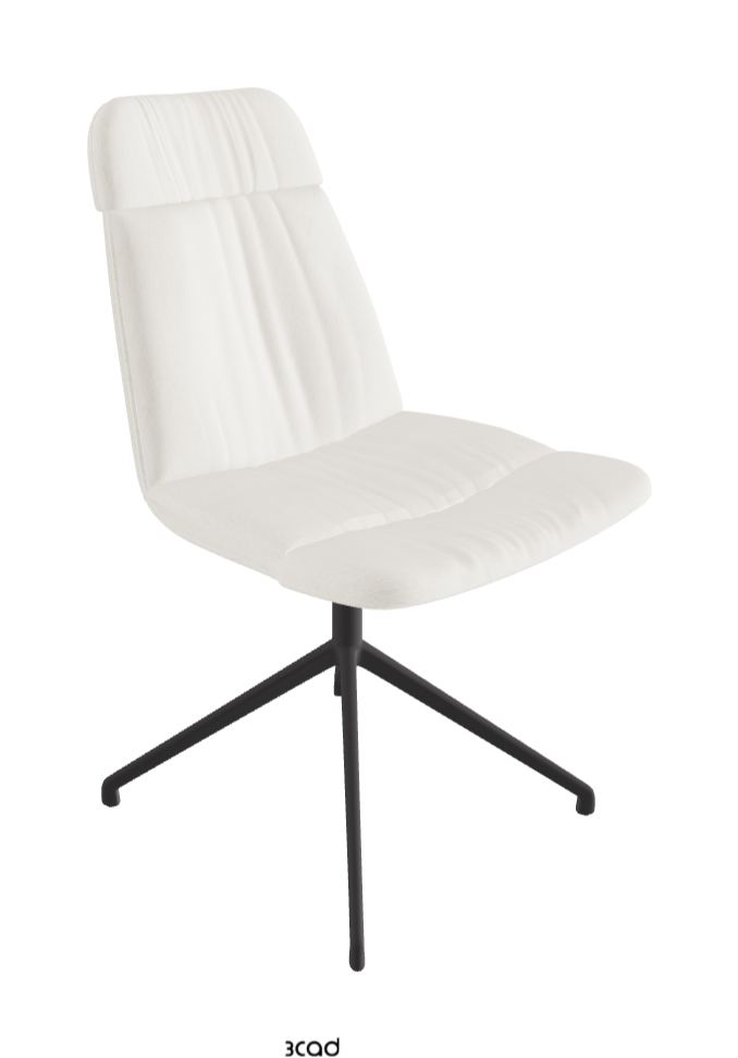 Kelly XL Swivel Dining Chair_Graphite Embossed_Fabric:_B240