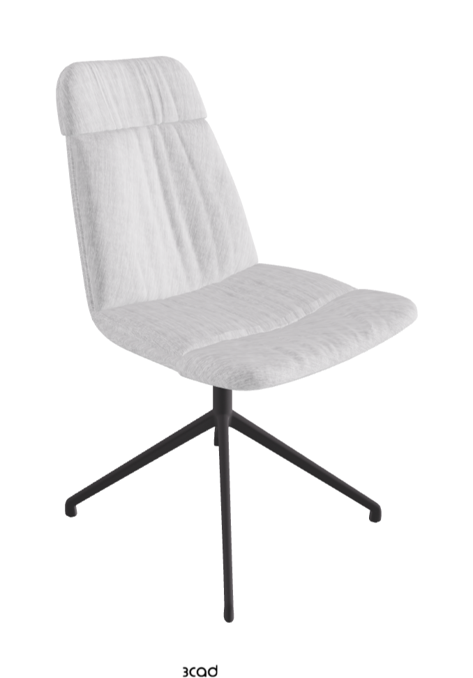 Kelly XL Swivel Dining Chair_Graphite Embossed_Fabric:_B810