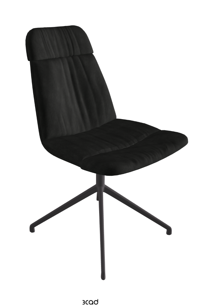 Kelly XL Swivel Dining Chair_Graphite Embossed_Fabric:_B932