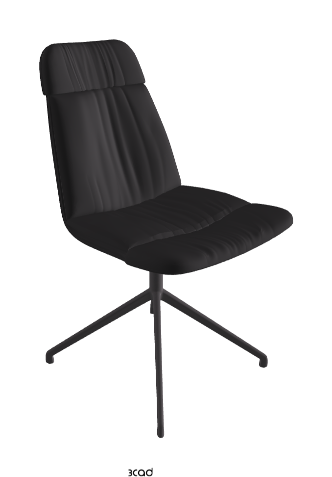 Kelly XL Swivel Dining Chair_Graphite Embossed_Glove Soft Leather:_Hornet