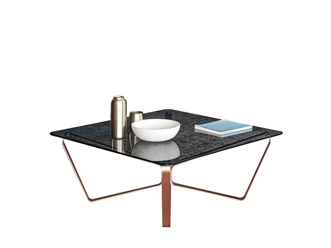 Loop Coffee table with metal frame