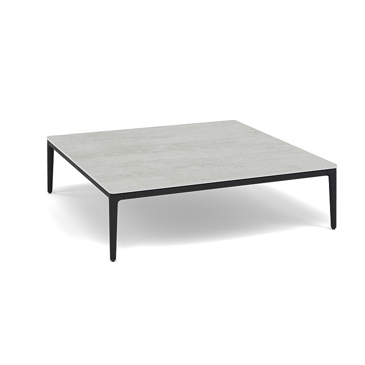 Manutti Zendo Sense Square Coffee Table with 96 cm Width & Depth and 25 cm Height