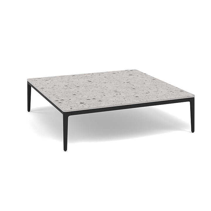 Manutti Zendo Sense Square Coffee Table with 96 cm Width & Depth and 25 cm Height