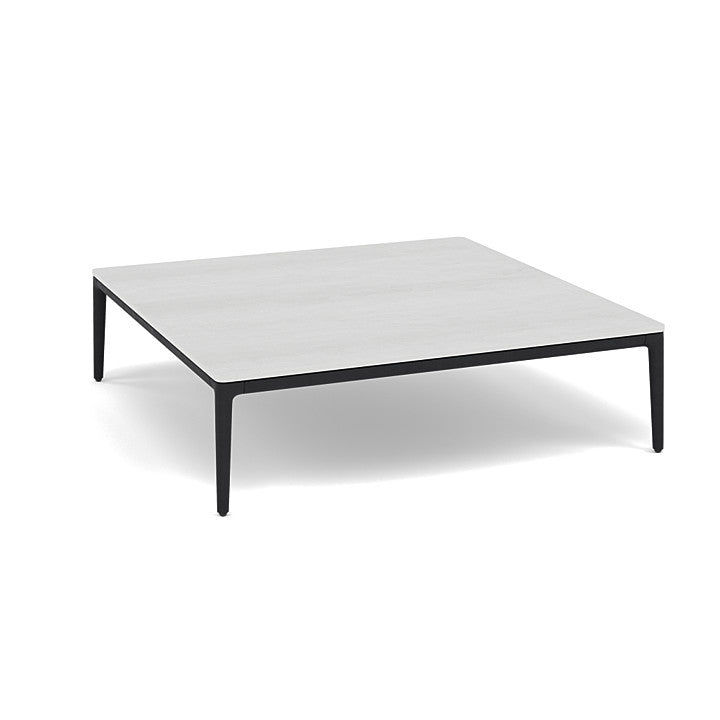 Manutti Zendo Sense Square Coffee Table with 96 cm Width & Depth and 25 cm Height