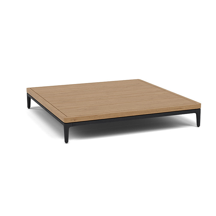 Manutti Zendo Sense Square Coffee Table with 96 cm Width & Depth and 15 cm Height