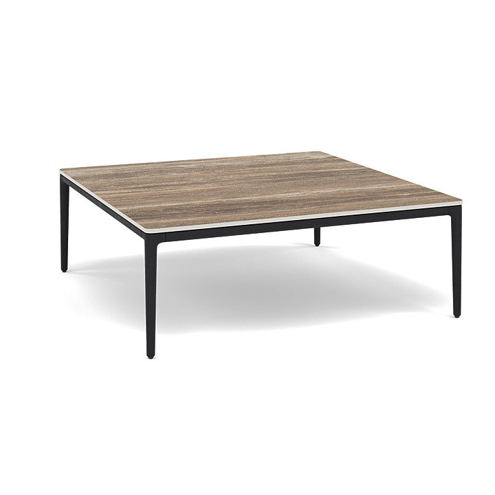 Manutti Zendo Sense Square Coffee Table with 96 cm Width & Depth and 35 cm Height