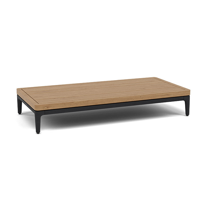 Manutti Zendo Sense Small Rectangular Coffee Table with 96 cm Width, 46 cm Depth & 15 cm Height